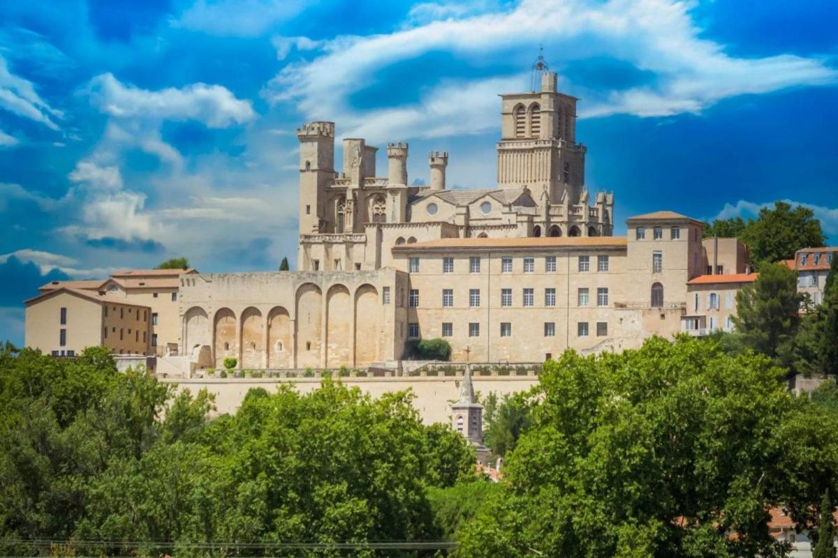 T2 Cathedrale & Torre Ventosa - Central - Clim - Wifi - Balcon - Free Parking Sur Demande Beziers Exterior photo